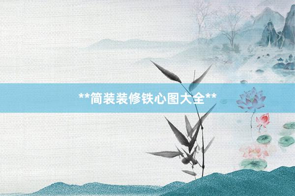 **简装装修铁心图大全**